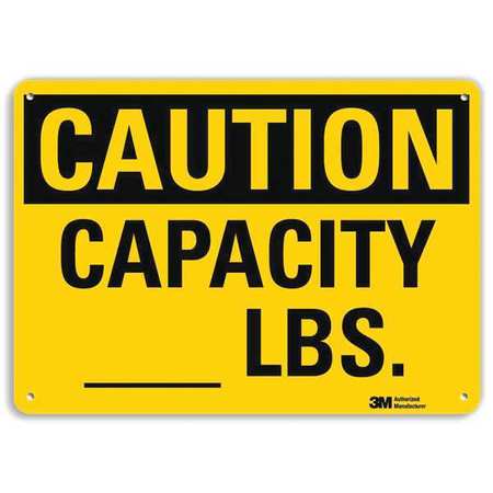 LYLE Safety Sign, 7 in Height, 10 in Width, Aluminum, Vertical Rectangle, English, U4-1104-RA_10X7 U4-1104-RA_10X7