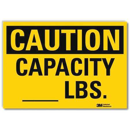 LYLE Safety Sign, 5 in H, 7 in Width, Reflective Sheeting, Horizontal Rectangle, English, U4-1104-RD_7X5 U4-1104-RD_7X5