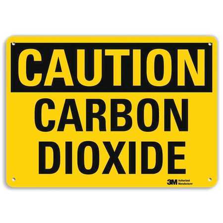 LYLE Caution Sign, 7 in H, 10 in W, Plastic, Vertical Rectangle, English, U4-1105-NP_10X7 U4-1105-NP_10X7
