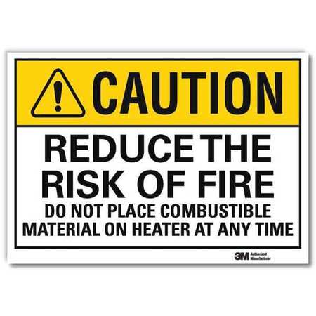 LYLE Safety Sign, 7 in Height, 10 in W, Reflective Sheeting, Vertical Rectangle, English, U4-1624-RD_10X7 U4-1624-RD_10X7