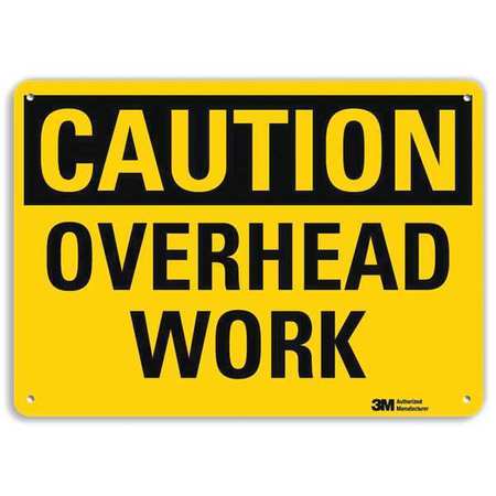 LYLE Safety Sign, 10 in Height, 14 in Width, Aluminum, Horizontal Rectangle, English, U4-1580-RA_14X10 U4-1580-RA_14X10