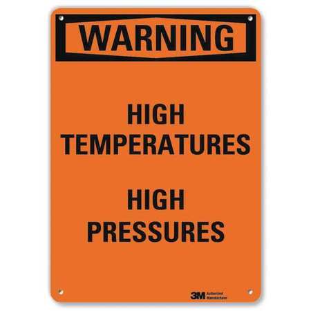 LYLE Danger Sign, 10 in H, 7 in W, Aluminum, Vertical Rectangle, English, U6-1118-RA_7X10 U6-1118-RA_7X10