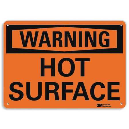 LYLE Warning Sign, 7 in H, 10 in W, Aluminum, Vertical Rectangle, English, U6-1124-RA_10X7 U6-1124-RA_10X7