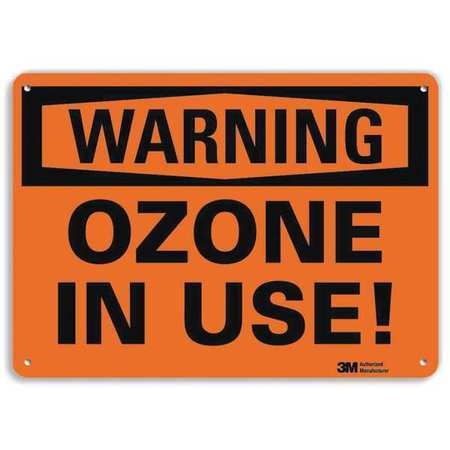 LYLE Warning Sign, 7 in H, 10 in W, Plastic, Vertical Rectangle, English, U6-1192-NP_10X7 U6-1192-NP_10X7