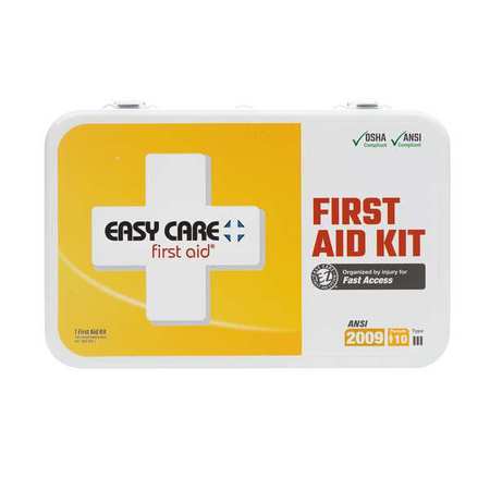 ZORO SELECT Bulk First Aid kit, Metal, 10 Person 9999-2131