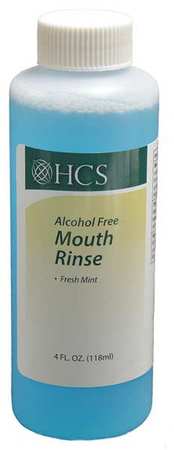 HCS Mouthwash, 4 oz., Mint, Bottle, PK72 HCS0066