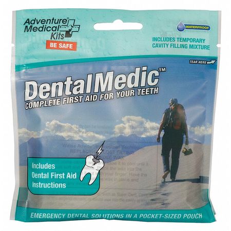 ADVENTURE MEDICAL Tactical Kit Dental First Aid Kit, Plastic, 1 Person 0185-0102