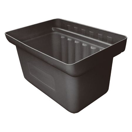 Zoro Select Utility Bin, 4 gal., Black 35KT35