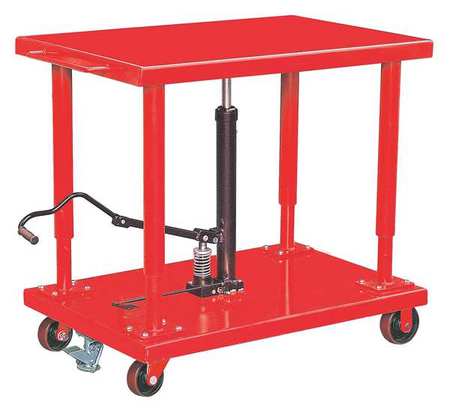 DAYTON Scissor Lift Table, 4000 lb. Cap, 30"W, 42"L 35KT39