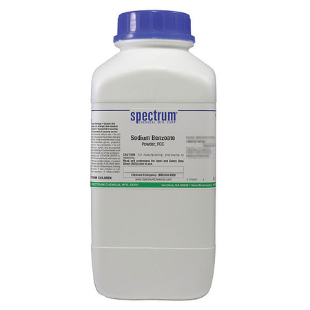 SPECTRUM Sodm Benzoate, Pwdr, FCC, 2.5kg S1146-2.5KG