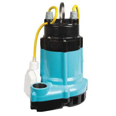 Little Giant Pump 1/2 HP 1-1/2" F Submersible Sump Pump 115V Wide Angle Float 511710