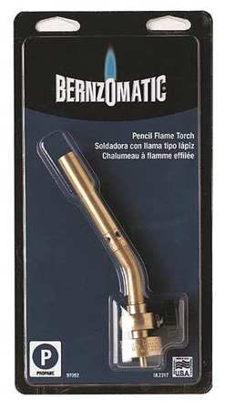 Bernzomatic Pencil Torch, Spark Ignitor, Propane UL2317