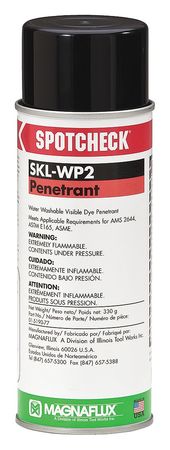 MAGNAFLUX Dye Penetrant, Red, 16 oz. SKL-WP2