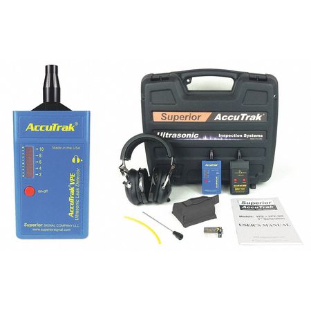 SUPERIOR ACCUTRAK Ultrasonic Leak Detector, with Sound VPE PRO-PLUS