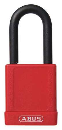 Abus Lockout Padlock, KD, Red, 1-3/4"H, Standards: Osha 74/40 KD RED