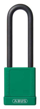 ABUS Lockout Padlock, KA, Green, 1-3/4"H 74HB/40-75 KA GREEN