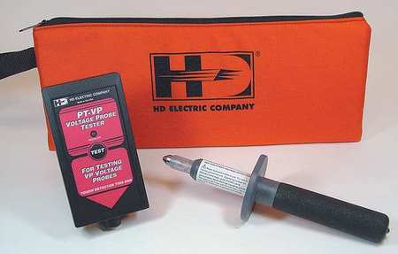 HDE Voltage Probe Kit, 5 to 600V AC, 16 in Length, LED Indication VP-1/K01
