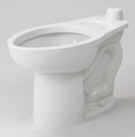 American Standard Toilet Bowl, 1.1/1.6 gpf, Flush Valve, Floor Mount, Elongated, White 3463001.020