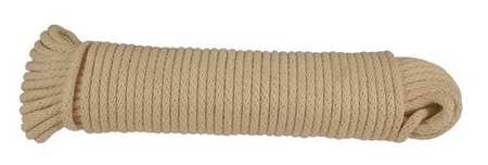Zoro Select Rope, Cotton, 5/32in Dia, 100 ft. 120055-00100-000