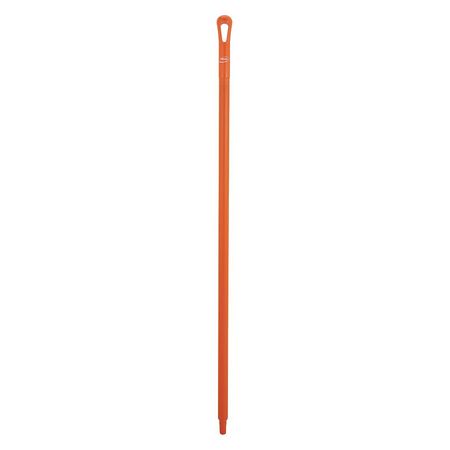 Vikan 51" Color Coded Handle, 1 1/4 in Dia, Orange, Polypropylene 29607