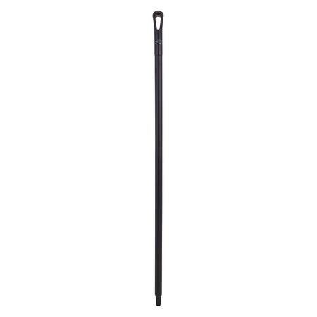 Vikan 1300mm Color Coded Handle, 1 1/4 in Dia, Black, Polypropylene 29609