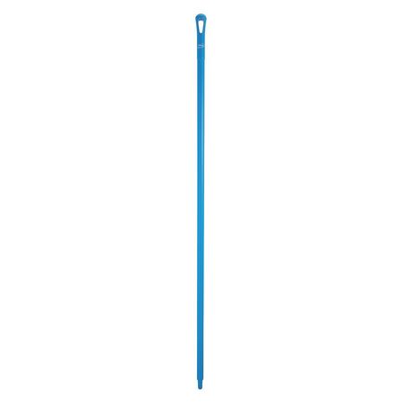 Vikan 67" Color Coded Handle, 1 1/4 in Dia, Blue, Polypropylene 29643