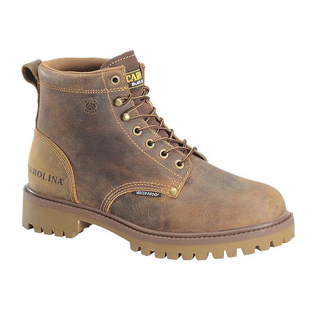 Carolina Shoe Size 10 Men's 6 in Work Boot Steel Work Boot, Brown CA7558