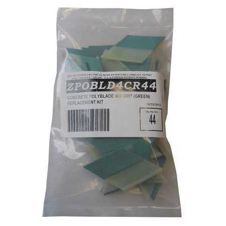 Diamabrush Polishing Replacement Kit, 6in, Green, PK44 ZPOBLD4CR44