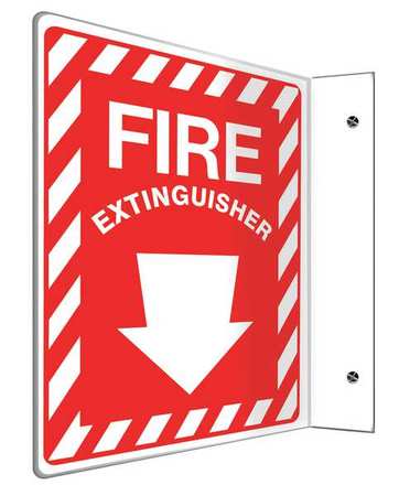 ACCUFORM Fire Extinguisher Sign, 12X9", Width: 9" PSP406