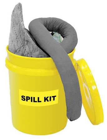 SPILFYTER Spill Kit, Universal, Gray 455304