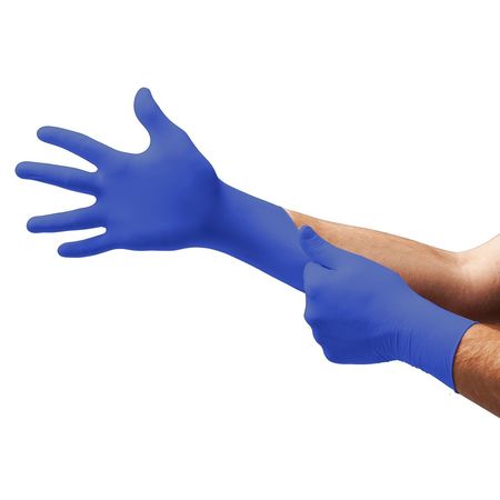 Ansell Ultraform, Exam Gloves with ERGOFORM Technology, 2.4 mil Palm, Nitrile, Powder-Free, M, 300 PK UF-524-M
