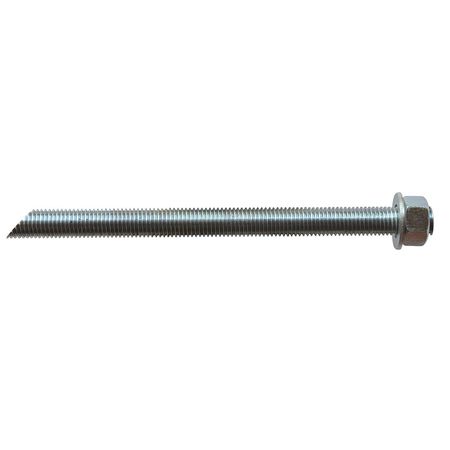 Mkt Fastening Stud Assembly, 1/2", 6 1/4", Zinc Plated, Steel, Zinc Plated Finish, 10 PK 3208025