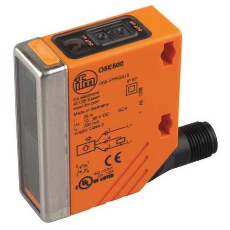 IFM Photoelectric Sensor, Rectangl, Thru-Beam O5E500