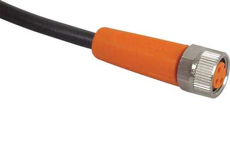 Ifm Cordset, 3 Pin, Receptacle, Female EVC142