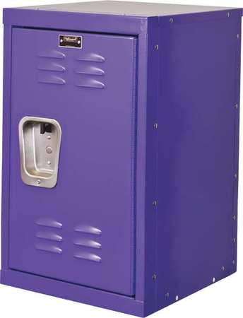 Hallowell Wardrobe Locker, 15 in W, 15 in D, 24 in H, (1) Tier, (1) Wide, Purple HKL1515(24)-1PR