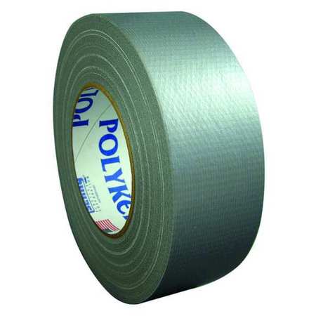 POLYKEN Duct Tape, Silver, 1 7/8inx60 yd 235FR