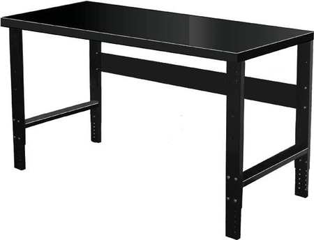 Hallowell Bolted Heavy-Duty Adjustable Leg Work Benches, Steel, 60" W, 34" Height, 4000 lb., Straight HWB6030S-ME