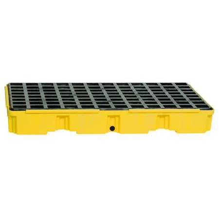 Eagle Mfg Drum Spill Containment Platform, for (2) Drums, 30 Gallong Spill Capacity, 5000 lb Load Capacity 1632D