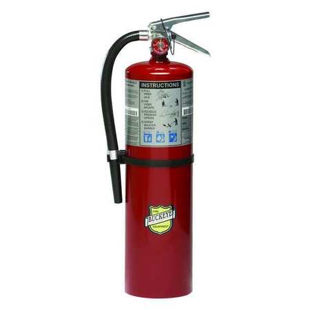 BUCKEYE FIRE EQUIPMENT Fire Extinguisher, 4A:80B:C, Dry Chemical, 10 lb 11340