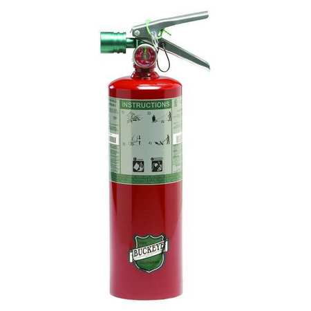 BUCKEYE FIRE EQUIPMENT Fire Extinguisher, 5B:C, Halotron, 5 lb 70510