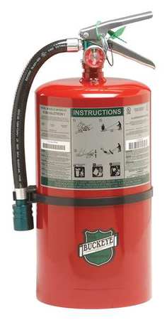 BUCKEYE FIRE EQUIPMENT Fire Extinguisher, 2A:10B:C, Halotron, 15.5 lb 71550