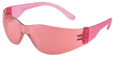 GATEWAY SAFETY Safety Glasses, Pink Mirror Scratch Resistant 36PK11