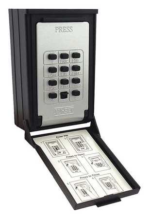 Nu-Set Key/Card Storage Wall Mount Push Button Lock Box 2085-3