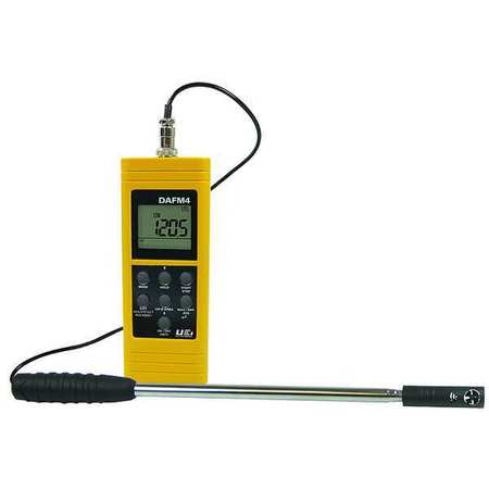 Uei Test Instruments Digital In-Duct Mini Vane Anemometer DAFM4