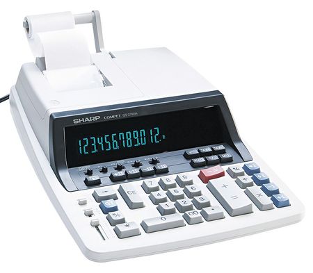 Sharp Commercial Calculator, Printing, 12 Digit SHRQS2760H