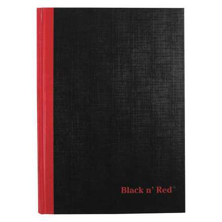BLACK N RED 8-1/4" x 5-7/8" Black Casebound Notebook JDKE66857
