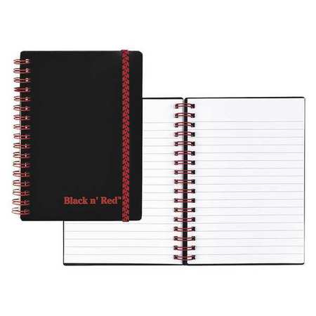 BLACK N RED 5-7/8 x 4-1/8" Twinwire Notebook JDKF67010