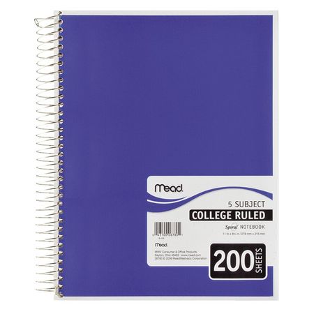 MEAD 11 x 8-1/2" Spiral Bound Notebook MEA06780