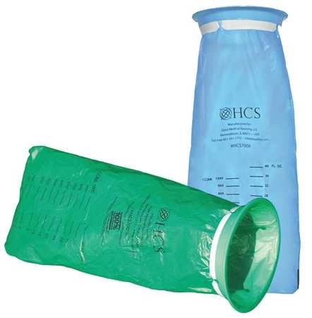 Hcs Vomit Bag, Green, PK144 HCS7009B