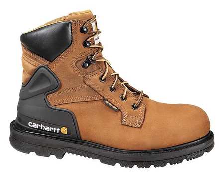CARHARTT Work Boots, 9, M, Lace Up, 6inH, Stl, PR CMW6120 SZ: 9M